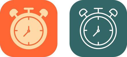 Large Clock Icon Design vector