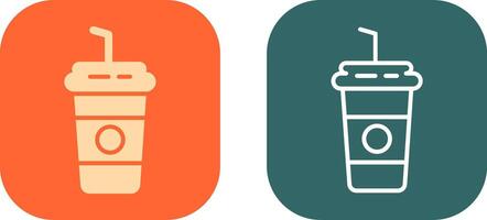 Milkshake Icon Design vector