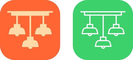 Overhead Light Icon Design vector