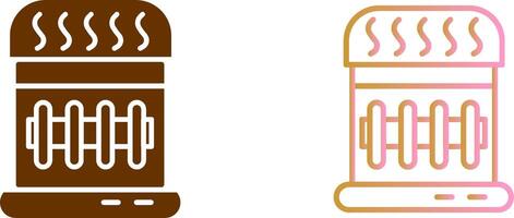 Gas Heater Icon Design vector