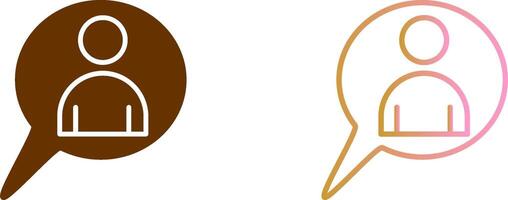 Conversation Icon Design vector