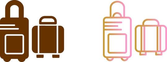 Suitcase Icon Design vector