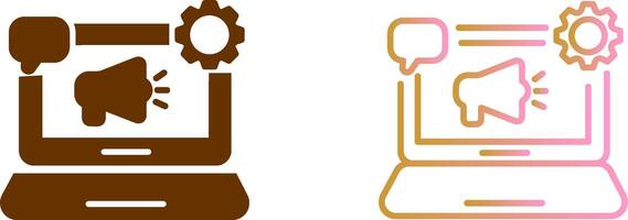Digital Marketing Icon Design vector