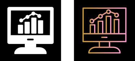 Finance Graph Icon Design vector