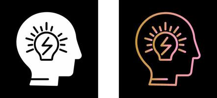 Brainstorming Icon Design vector