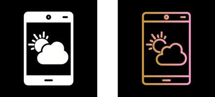 Weather App Icon Design vector