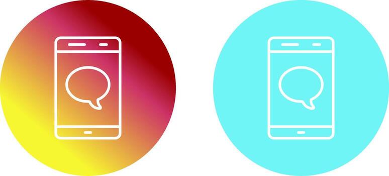 soltero mensaje burbuja icono diseño vector