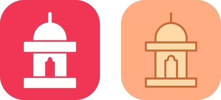 Mimbar Icon Design vector