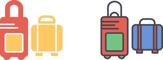 Suitcase Icon Design vector