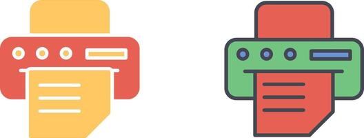 Printer Icon Design vector