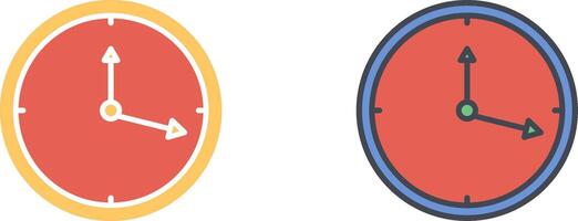 Clock Icon Design vector