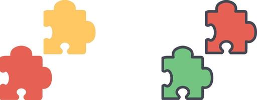 Puzzle Icon Design vector