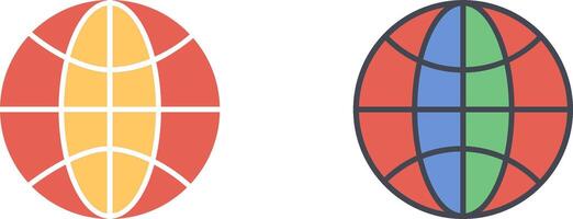 Globe Icon Design vector