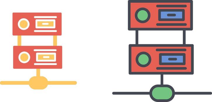 Server Icon Design vector