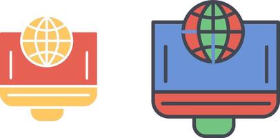 Globe Icon Design vector