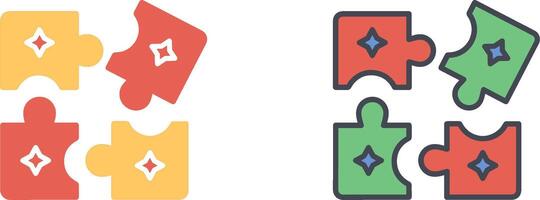 Puzzle Icon Design vector
