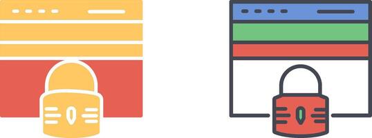 Lock Icon Design vector