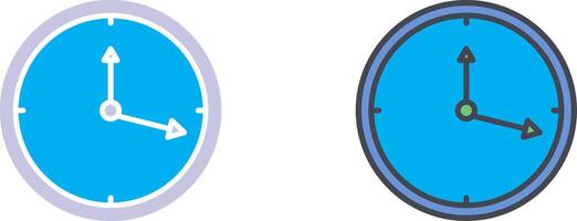 Clock Icon Design vector