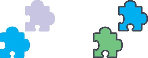 Puzzle Icon Design vector