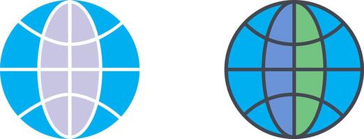 Globe Icon Design vector