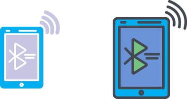 Bluetooth Icon Design vector