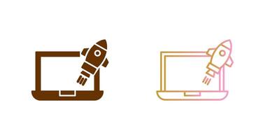 Launch Icon Design vector