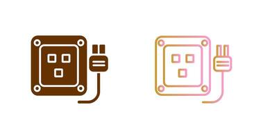 Socket Icon Design vector