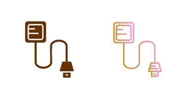 diseño de icono de cable vector