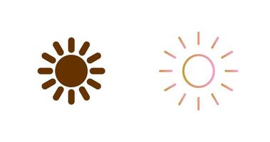 Sun Icon Design vector