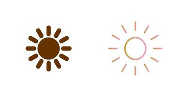 Sun Icon Design vector