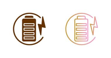 Charge Battery Icon Design vector