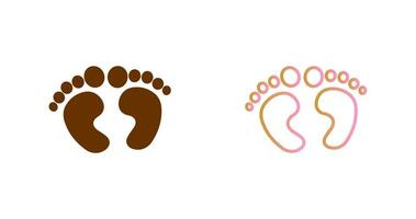 Feet Icon Design vector