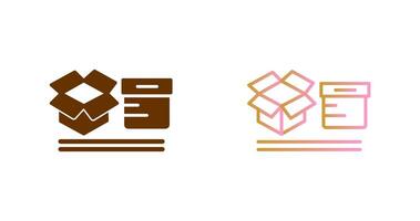 Boxes Icon Design vector