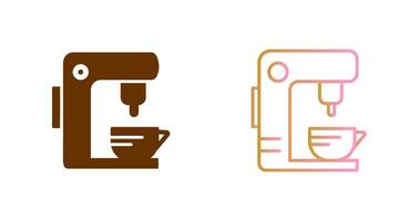 Tea Machine Icon Design vector