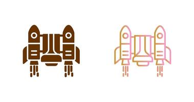 Jetpack Icon Design vector