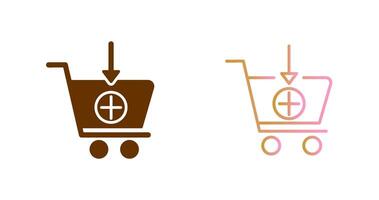 Add to Basket Icon Design vector