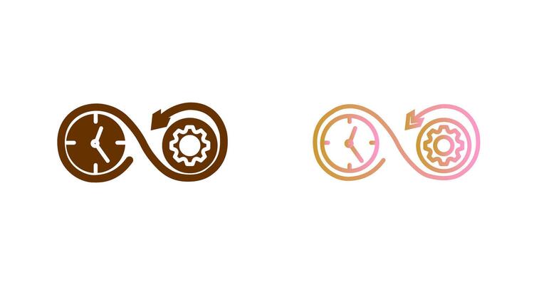 Time Optimization Icon Design