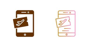 Online Booking Icon Design vector