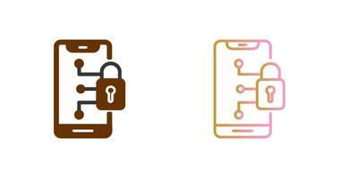 Secure Device Icon Design vector