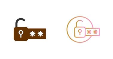 Passcode Lock Icon Design vector