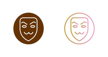 Hacker Mask Icon Design vector