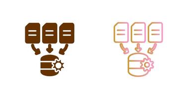 Data Processing Icon Design vector