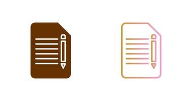 Edit Document Icon Design vector