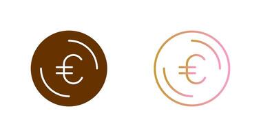 euro símbolo icono diseño vector