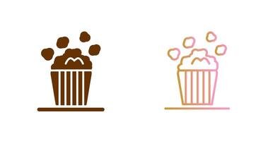 Popcorn Icon Design vector