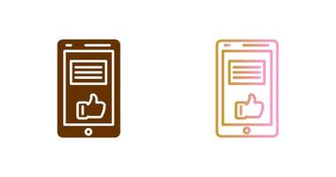 Like Icon Design vector
