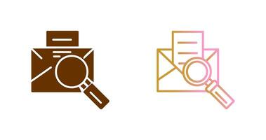 Magnifier Male Icon Design vector