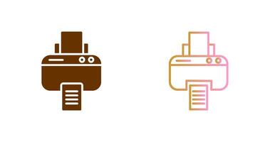 Printer Icon Design vector