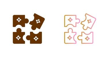 Puzzle Icon Design vector