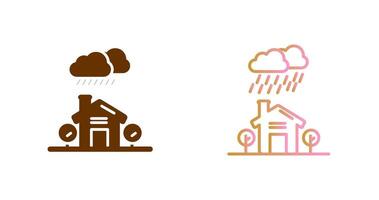 Rain Icon Design vector